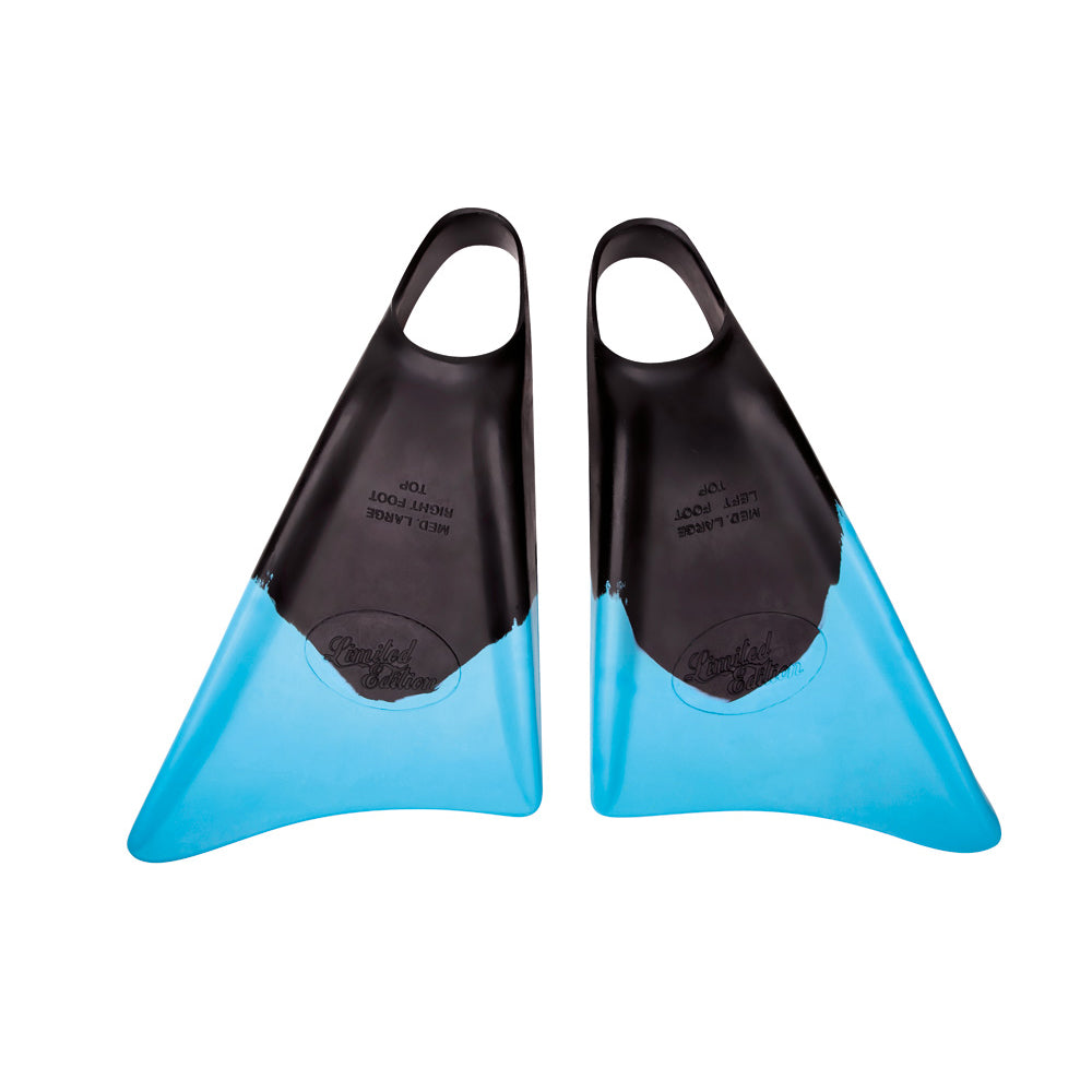 Black Ice - Black / Cyan - Limited Edition Swim Fins