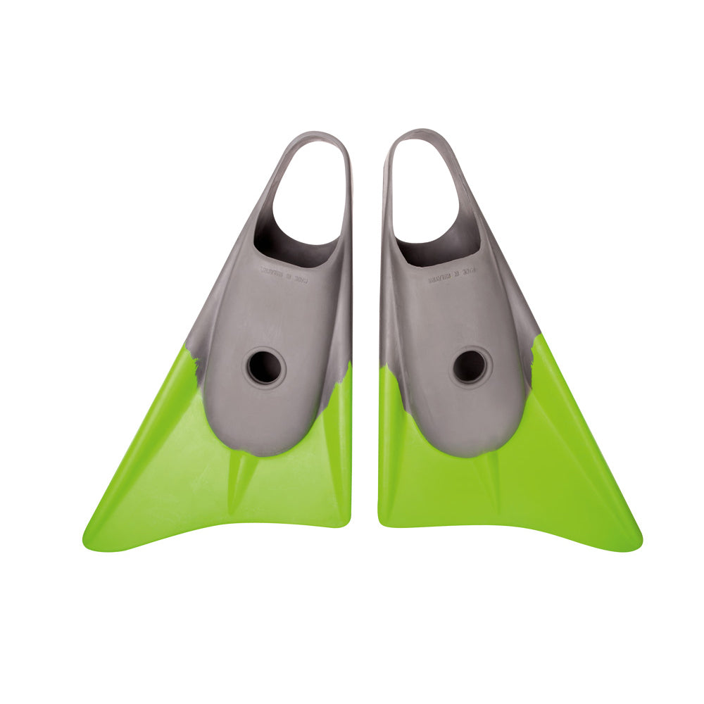 Limited Edition Bodyboard Fins - Grey / Lime - Limited Edition Swim Fins
