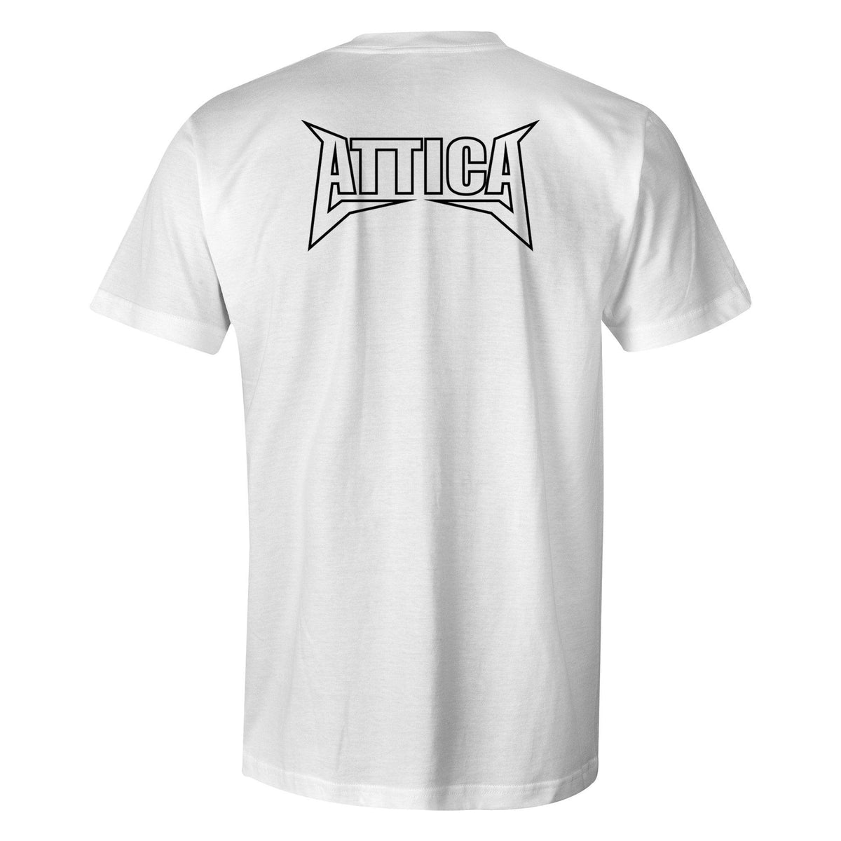 ATTICA 'Mental' T-Shirt - White - Funkshen Bodyboards