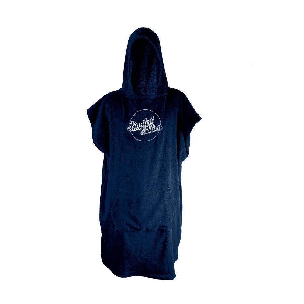 Limited Edition Poncho Towel - Midnight Blue and White - Funkshen Bodyboards