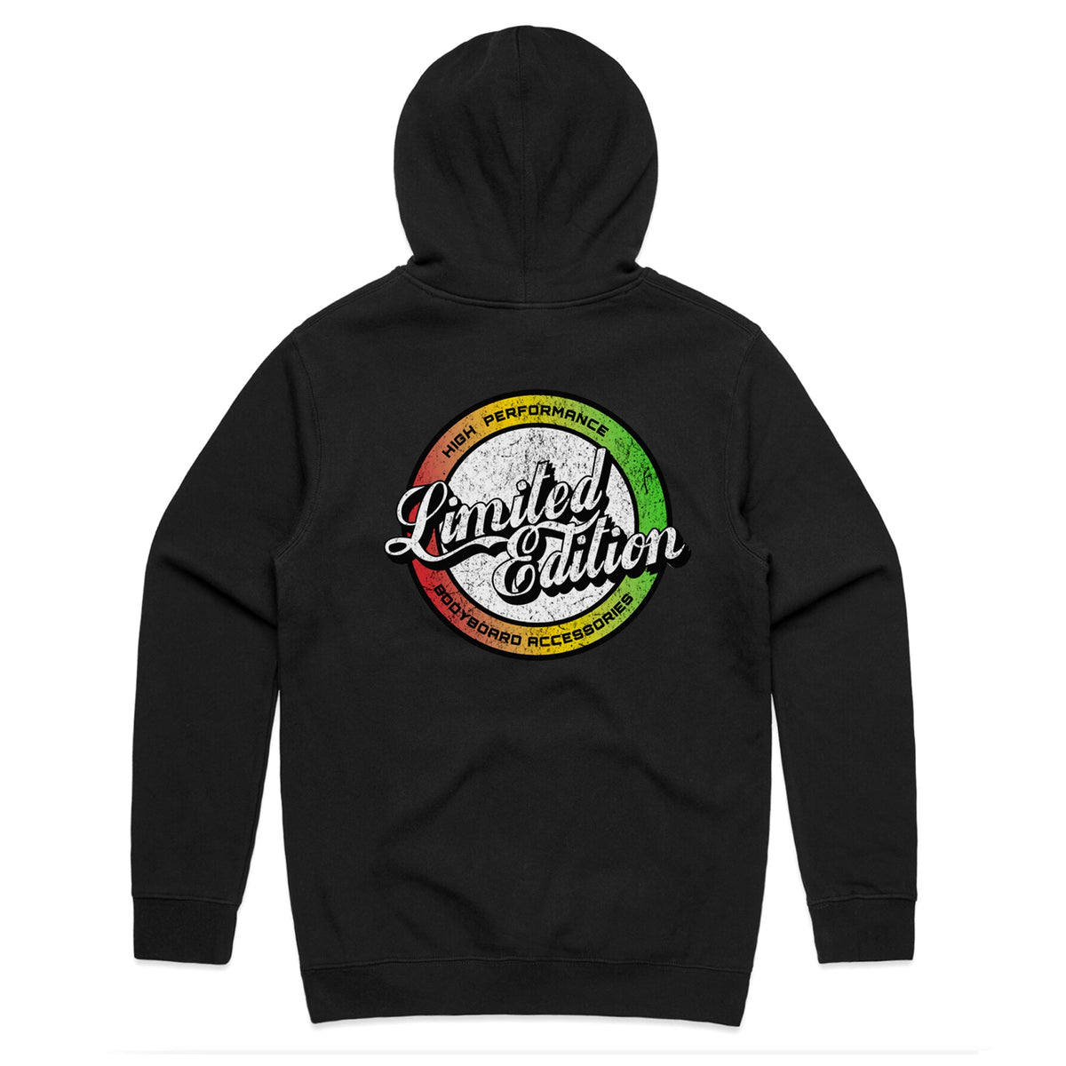 Limited Edition 'RASTA' Hooded Jumper - Black