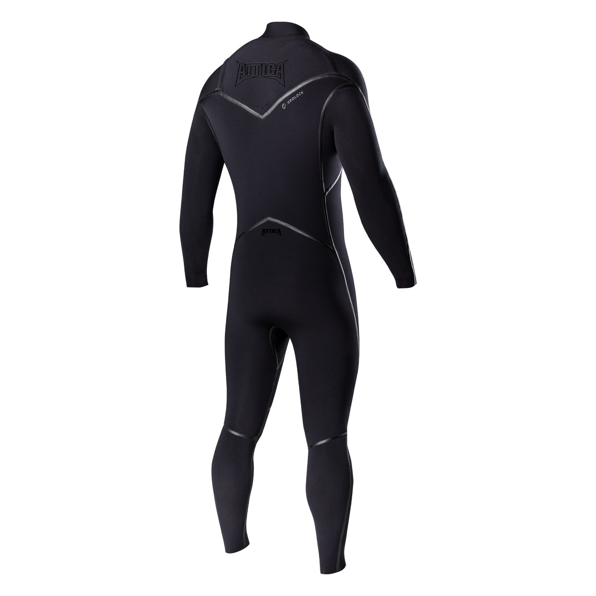 Attica ALPHA Chest Zip 4/3mm Steamer - BLACK / BLACK