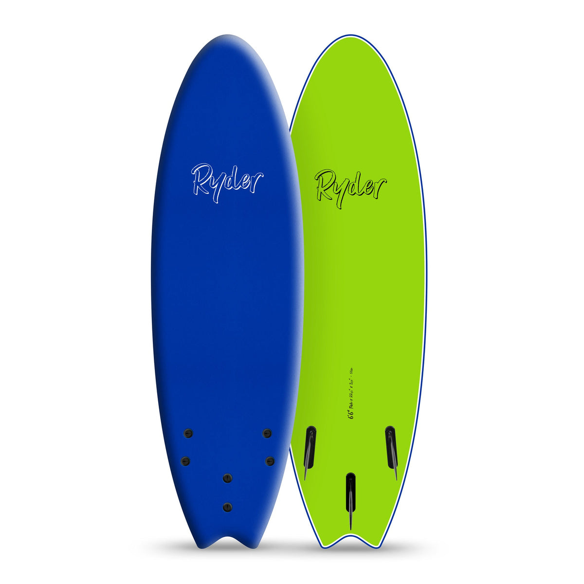 Ryder Fish Series | 6ft6in Soft Surfboard - Navy Blue