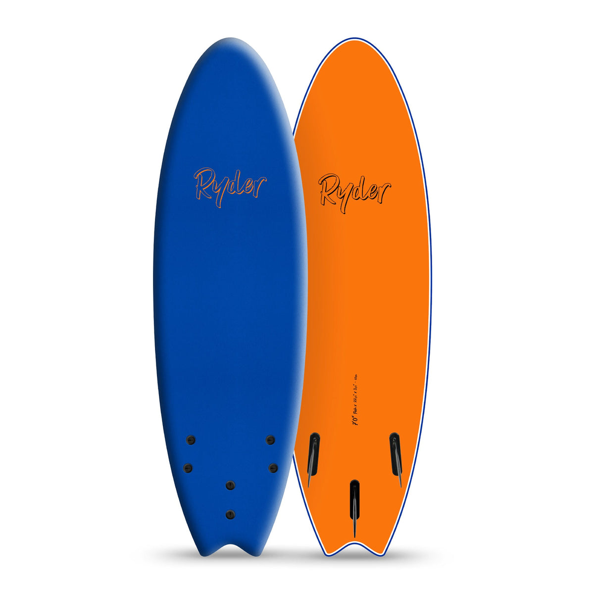 Ryder Fish Series | 7ft Soft Surfboard - Navy Blue