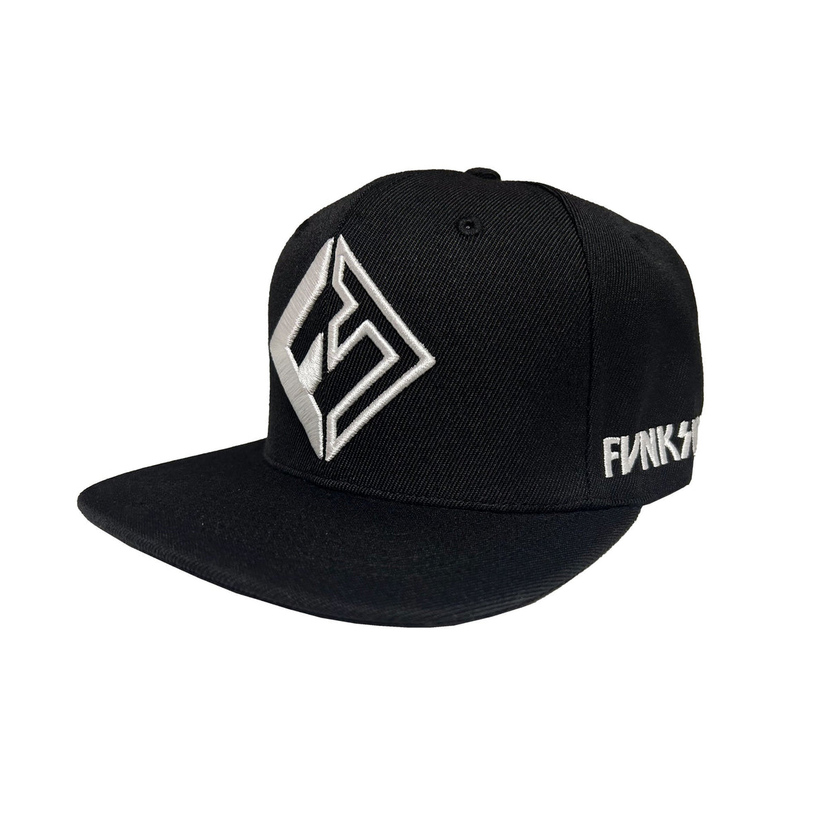 🎁 Funksen "Icon" Black Snapback Hat - Black (50% off)