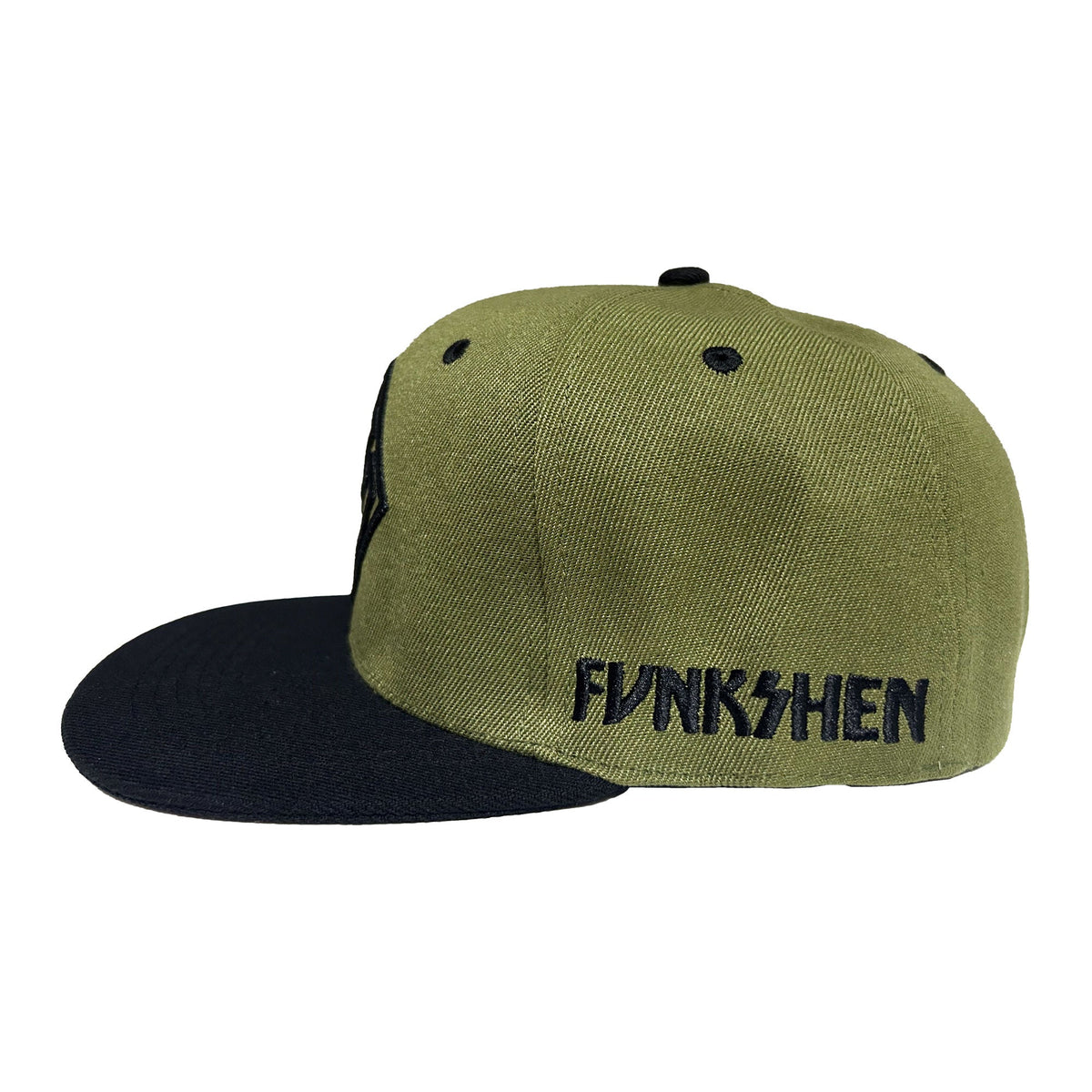 Funksen "Icon" Black Snapback Hat - Military / Black