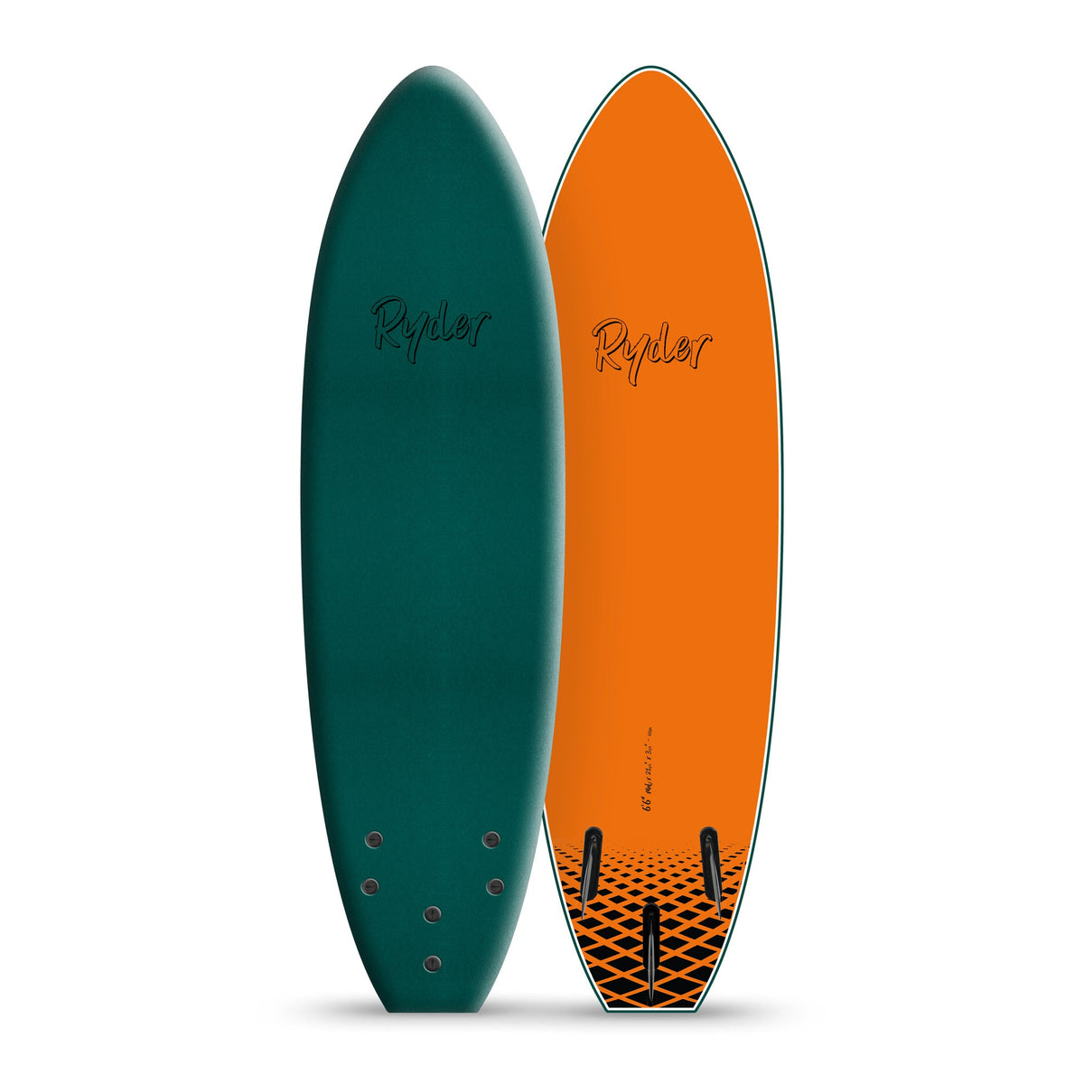 Ryder Mal Series | 6ft6in Soft Surfboard - Mallard Green (last one)