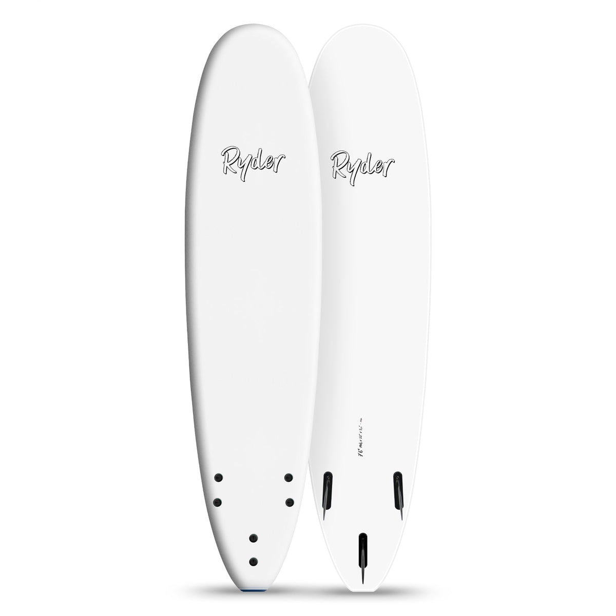 Ryder Mal Series | 7ft6in Soft Surfboard - White