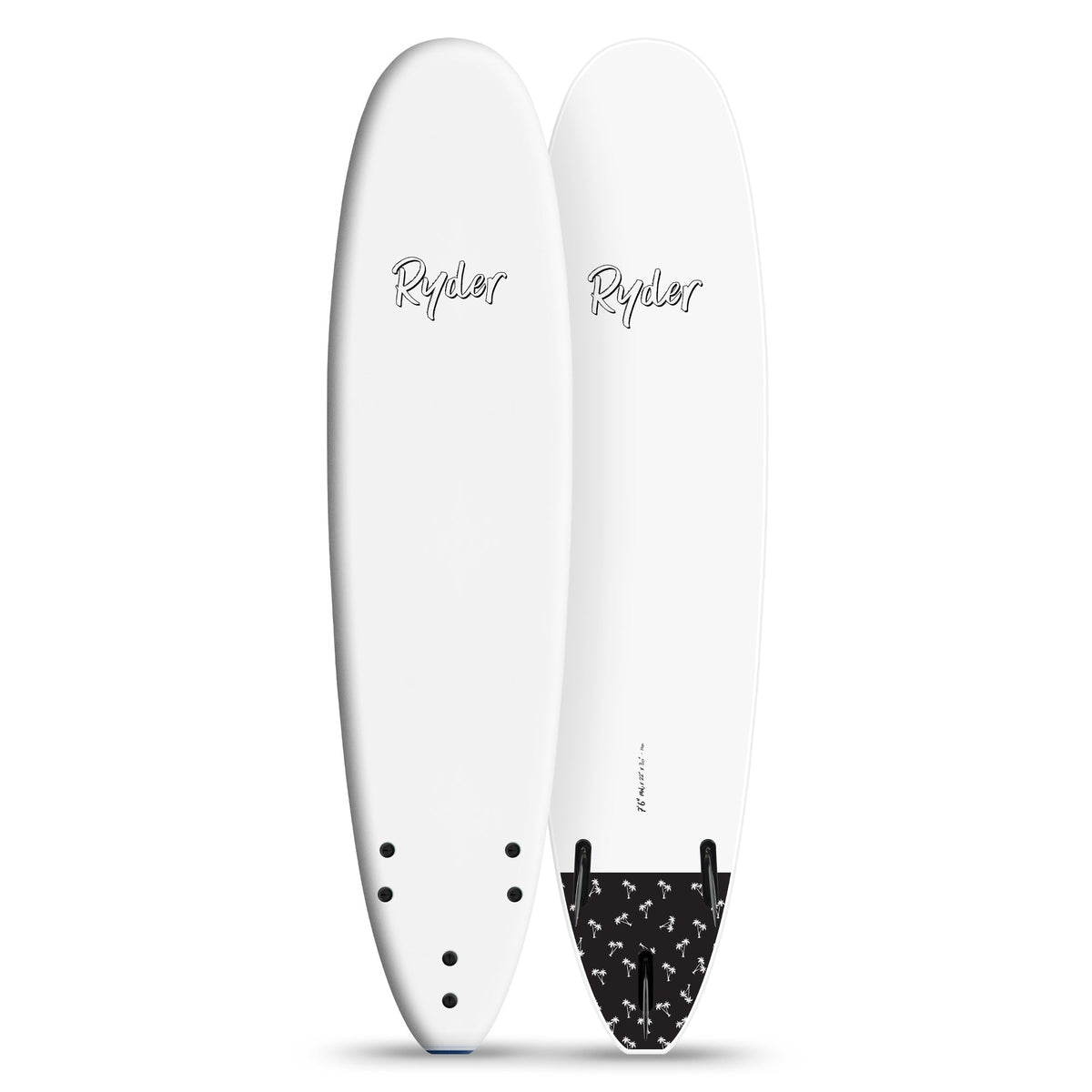 Ryder Mal Series | 7ft6in Soft Surfboard - White