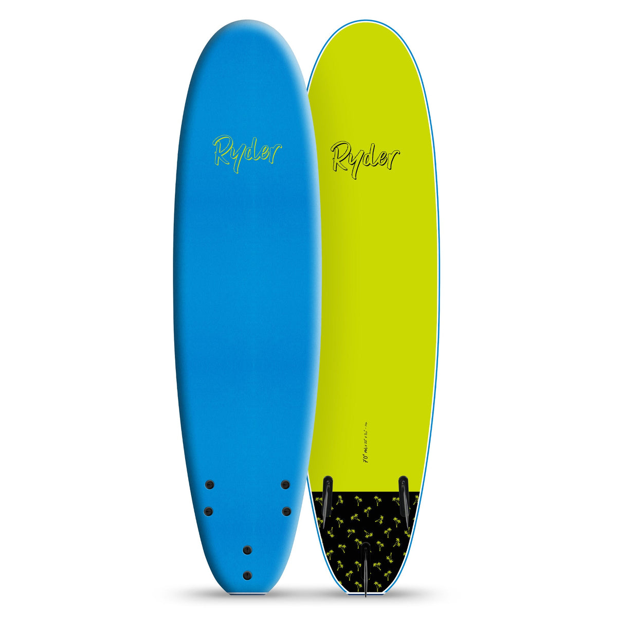 Ryder Mal Series | 7ft  Soft Surfboard - Dazzling Blue