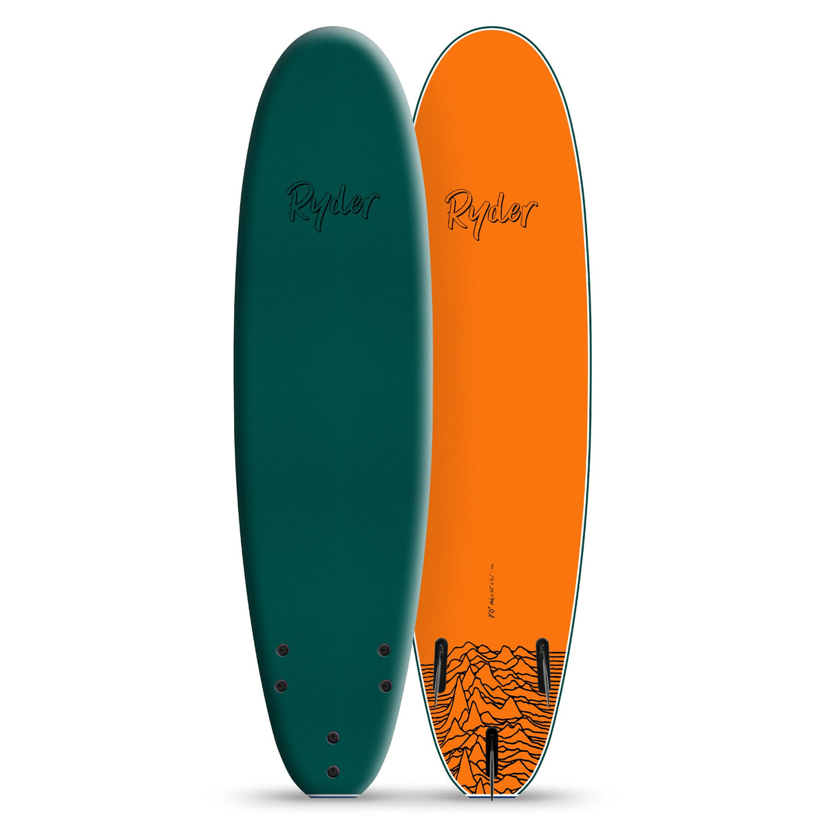 Ryder Mal Series | 7ft Soft Surfboard - Mallard Green