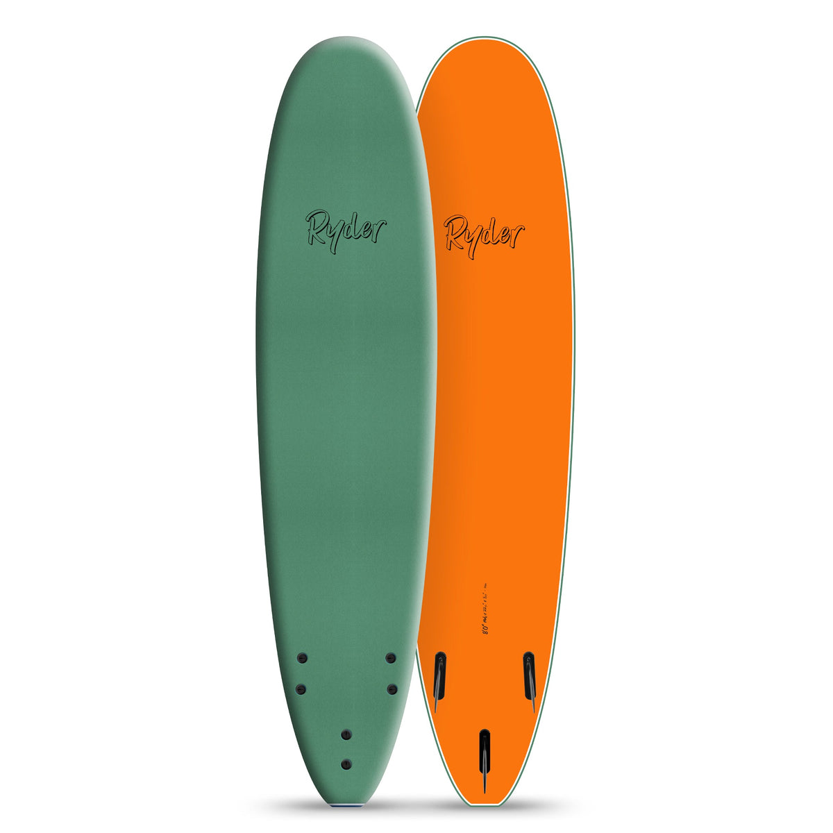 Ryder Mal Series | 8ft Soft Surfboard - Steel Green