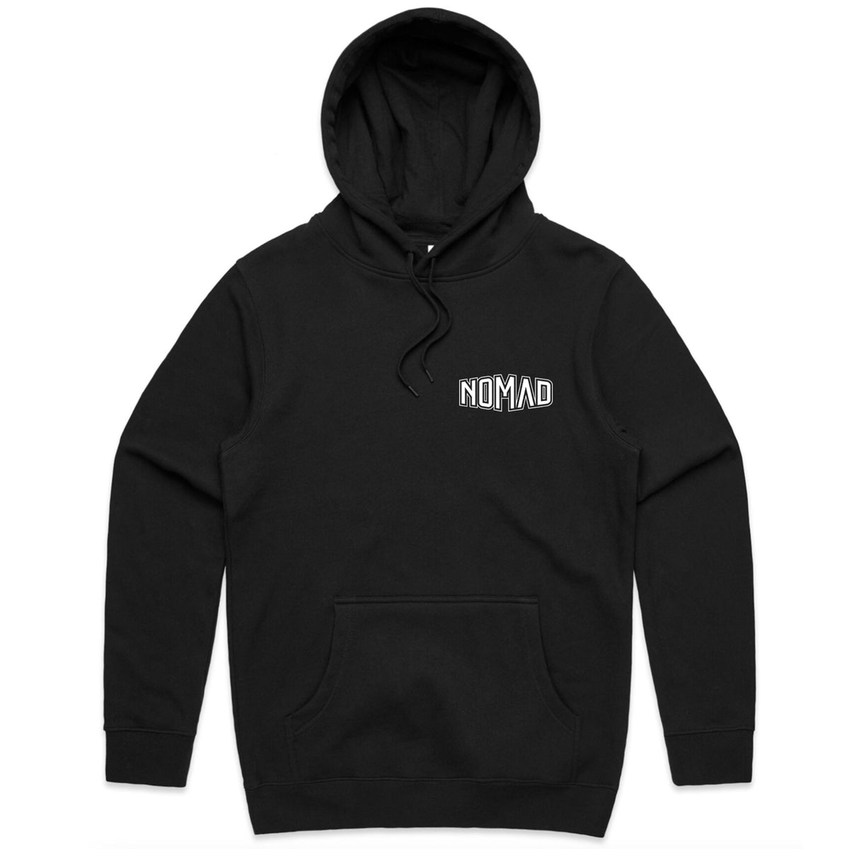 Nomad 'Lackey' Hooded Jumper - Black