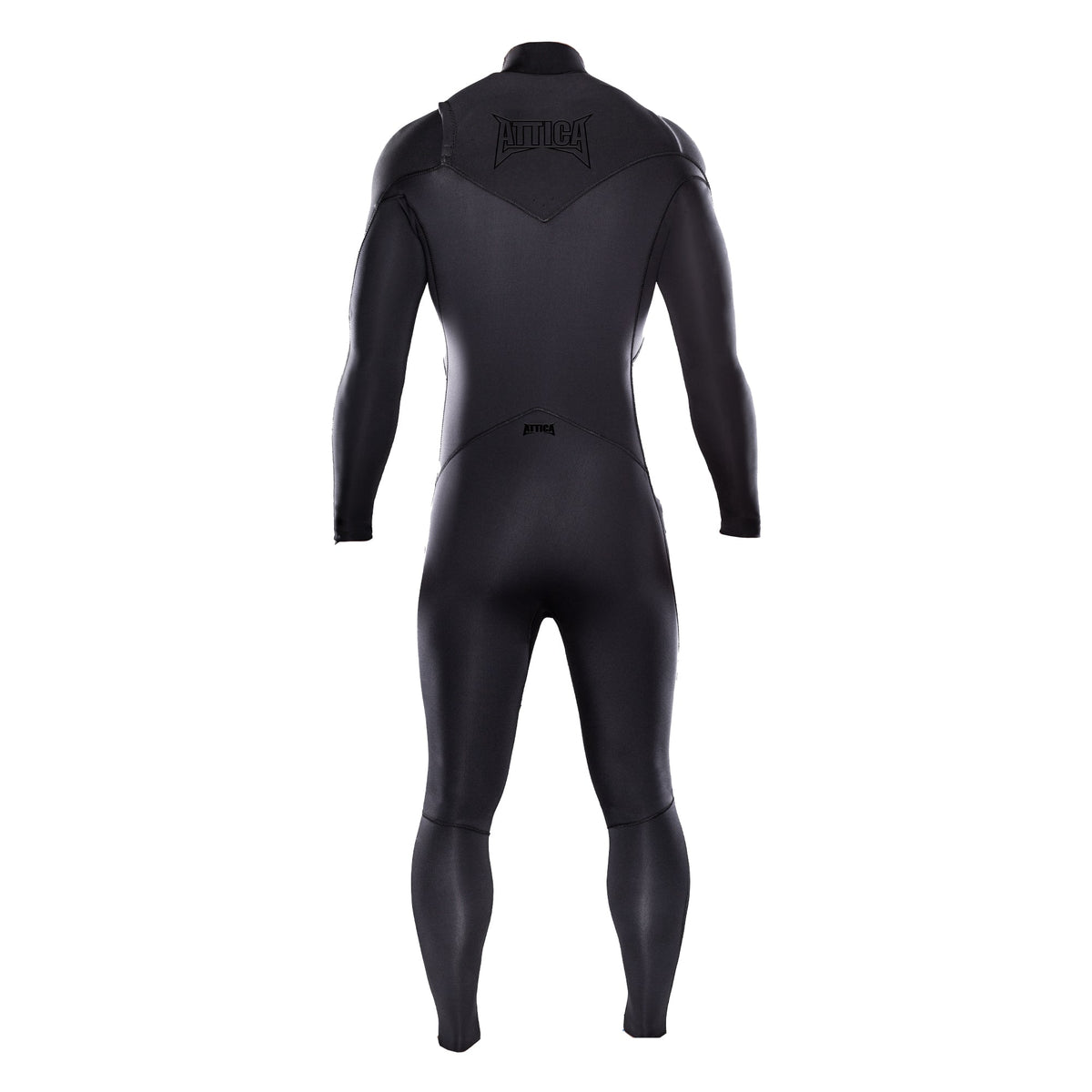 Attica OMEGA Chest Zip 3/2mm Steamer - BLACK NOIR