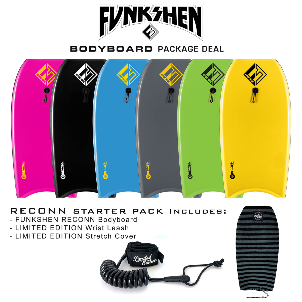 Funkshen RECONN Bodyboard Starter Pack