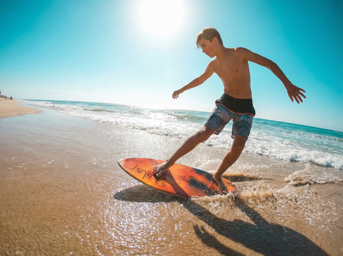 RYDER Epoxy Resin Skimboard 48″ - Blue / White