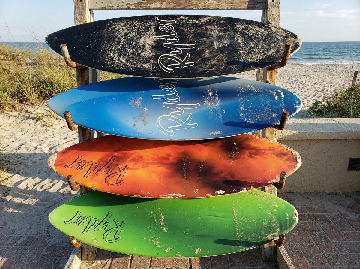 RYDER Epoxy Resin Skimboard 52″ - Lime / White