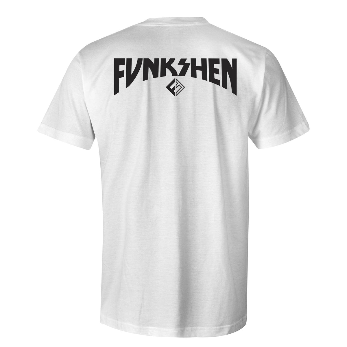 Funkshen KAOS T-Shirt - White - Funkshen Bodyboards